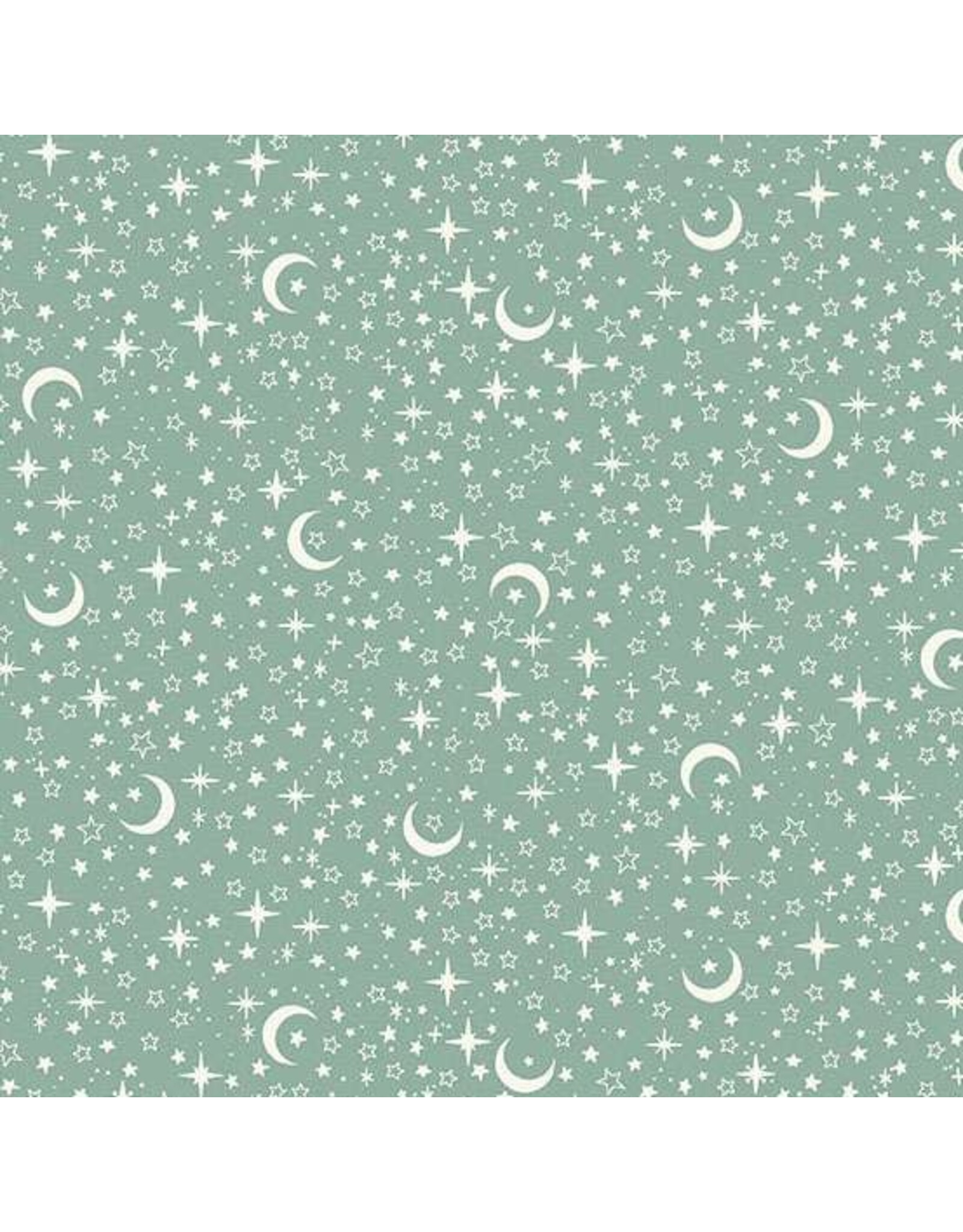 Makower UK Makower UK - Little Ones - Stars Teal - 195-T