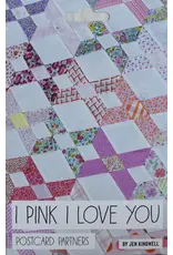 Jen Kingwell Designs Jen Kingwell Designs - Postcard Partner - I Pink I Love You