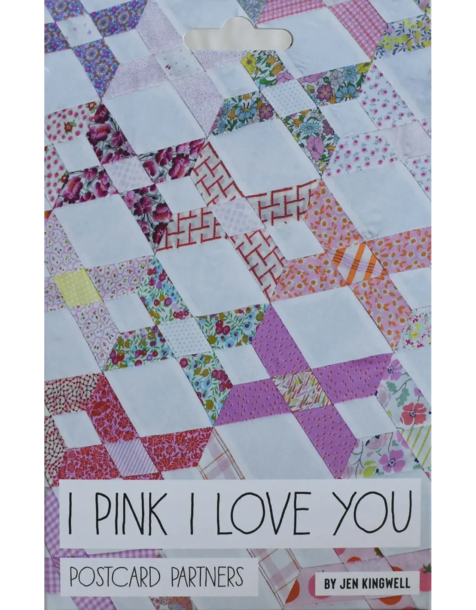 Jen Kingwell Designs Jen Kingwell Designs - Postcard Partner - I Pink I Love You