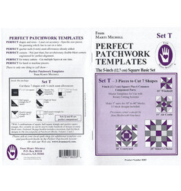 Marti Michell Set T - 5 inch Basic Shapes - Perfect Patchwork Templates