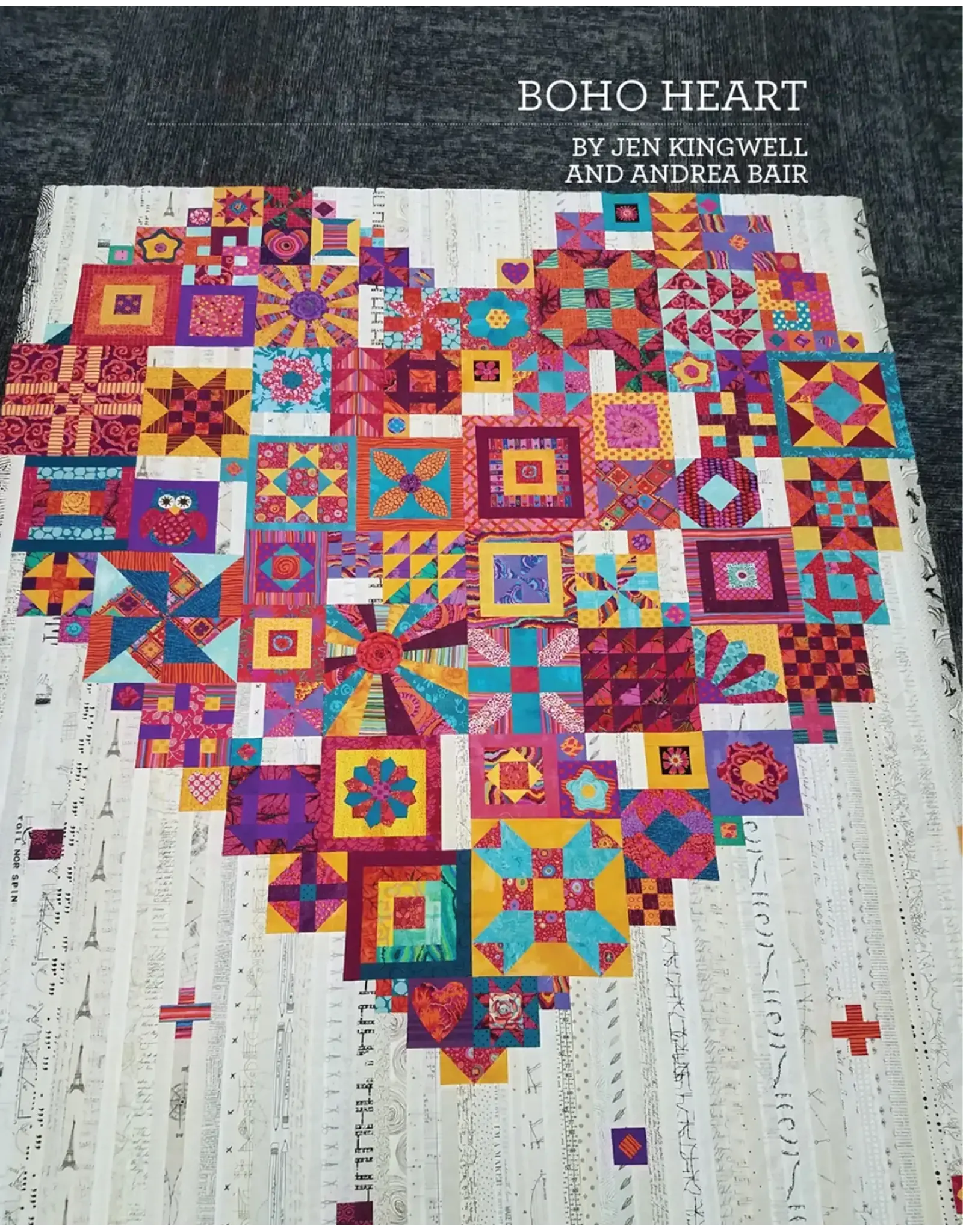 Jen Kingwell Designs Jen Kingwell Designs - Booklet - Boho Heart - Quilt patroon