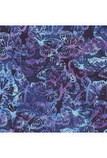 Hoffman Hoffman Fabrics - Bali Handpaints - Butterflies Delft - X2623-243