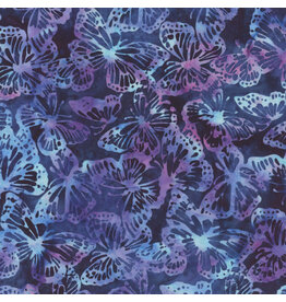 Hoffman Bali Handpaints - Butterflies Delft