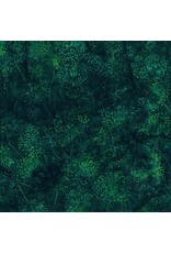 Hoffman Hoffman Fabrics - Bali Handpaints - Dandelion Deep Emerald - X2625-702