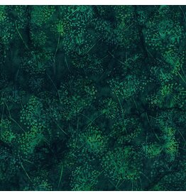 Hoffman Bali Handpaints - Dandelion Deep Emerald