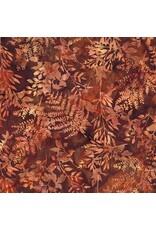Hoffman Hoffman Fabrics - Bali Handpaints - Leafy Branches Bourbon - X2627-572