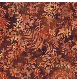Hoffman Bali Handpaints - Leafy Branches Bourbon