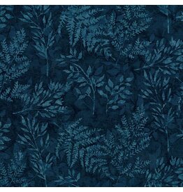 Hoffman Bali Handpaints - Leafy Branches Persia