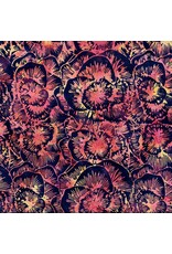 Hoffman Hoffman Fabrics - Bali Handpaints - Linear Peony Persimmon - X2633-89