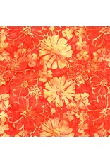 Hoffman Hoffman Fabrics - Bali Handpaints - Bold Floral Sherbet - X2634-314