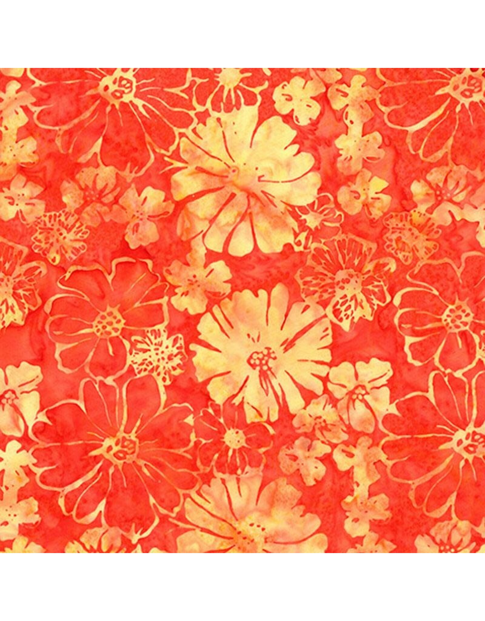 Hoffman Hoffman Fabrics - Bali Handpaints - Bold Floral Sherbet - X2634-314