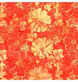 Hoffman Bali Handpaints - Bold Floral Sherbet