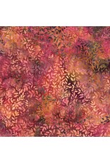 Hoffman Hoffman Fabrics - Bali Handpaints - Packed Leaves Global Spice - X2636-634
