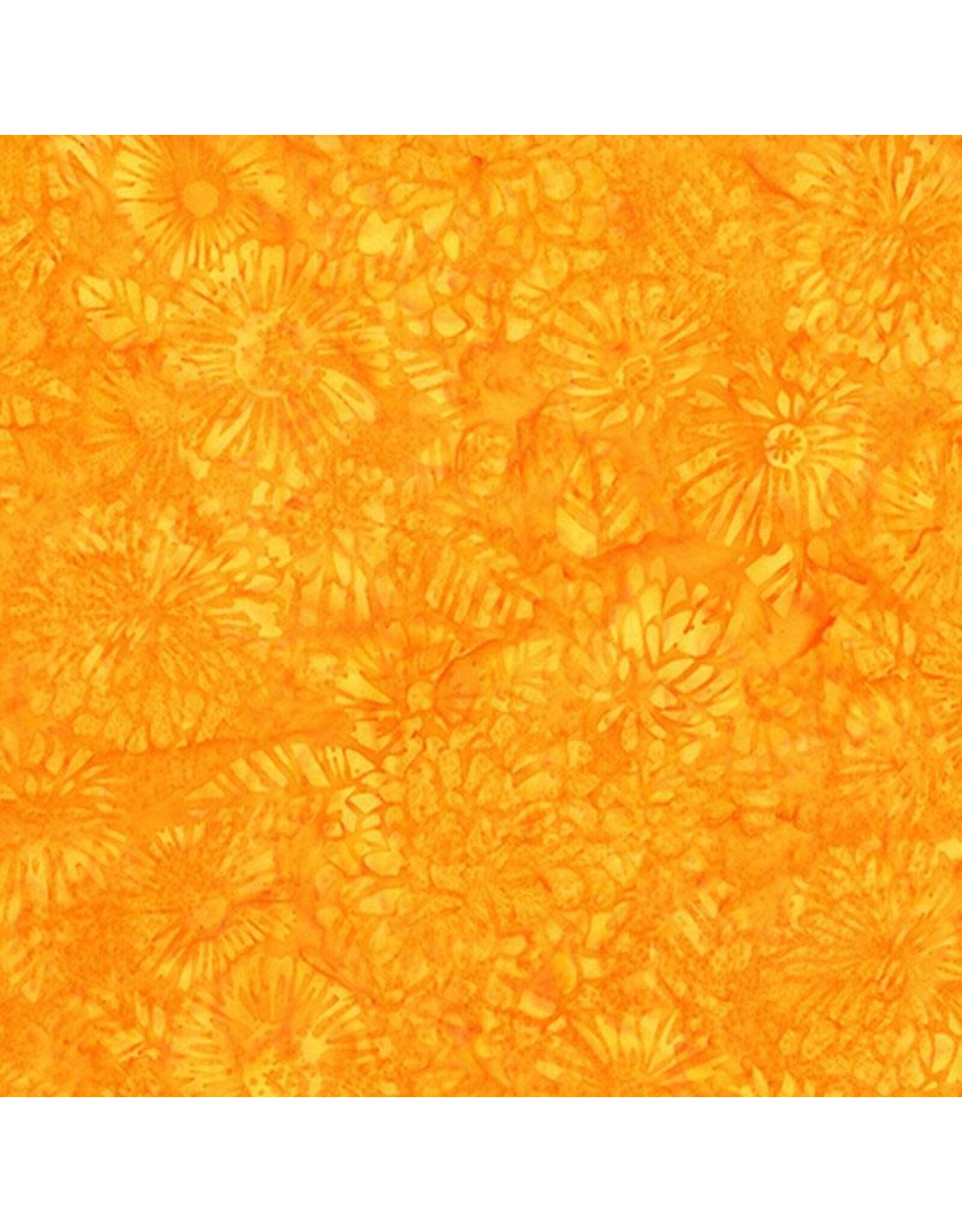 Hoffman Hoffman Fabrics - Bali Handpaints - Woodblock Marigold - X2638-529