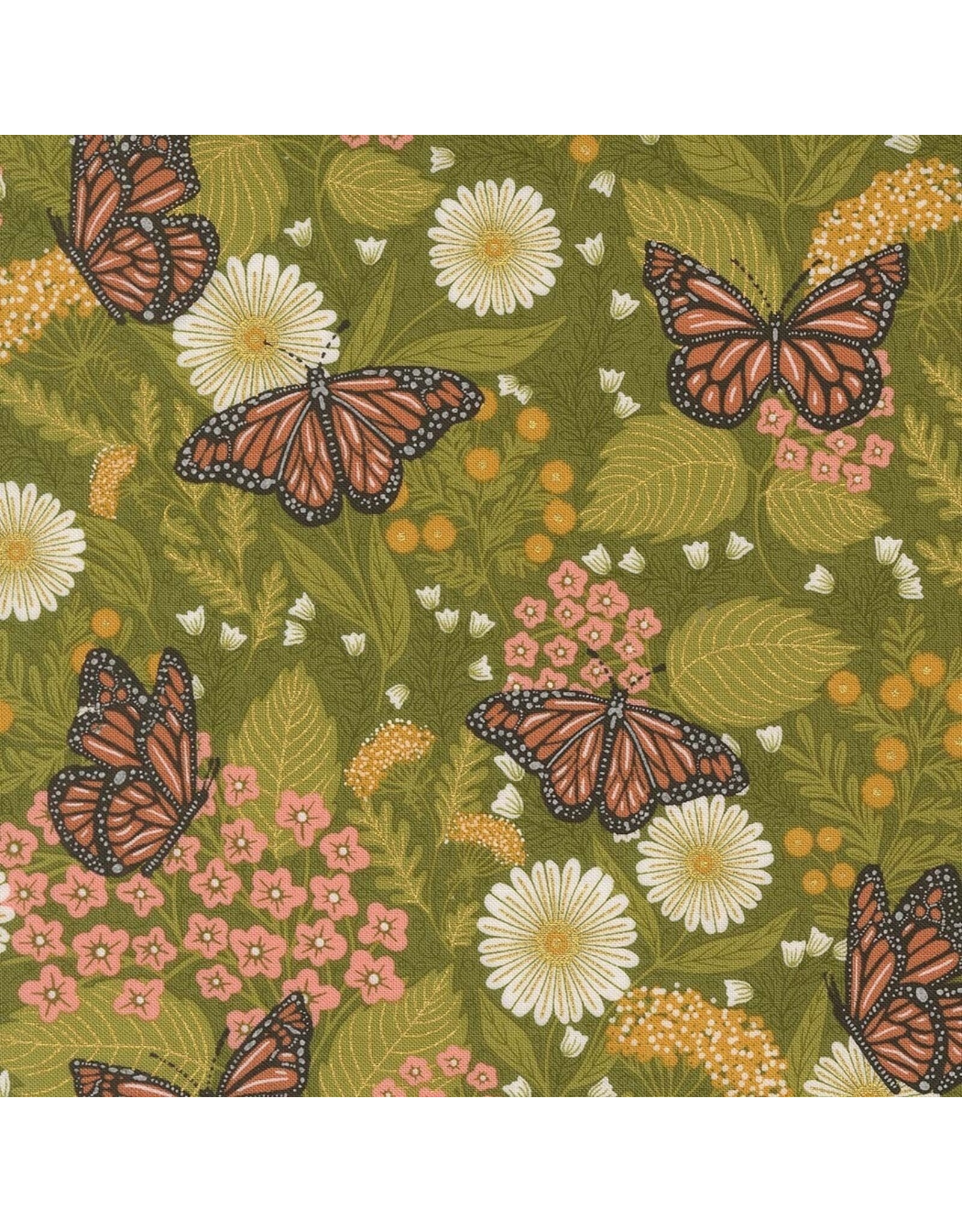 Moda Bee Garden - Butterfly Ivy coupon (± 69 x 110 cm)