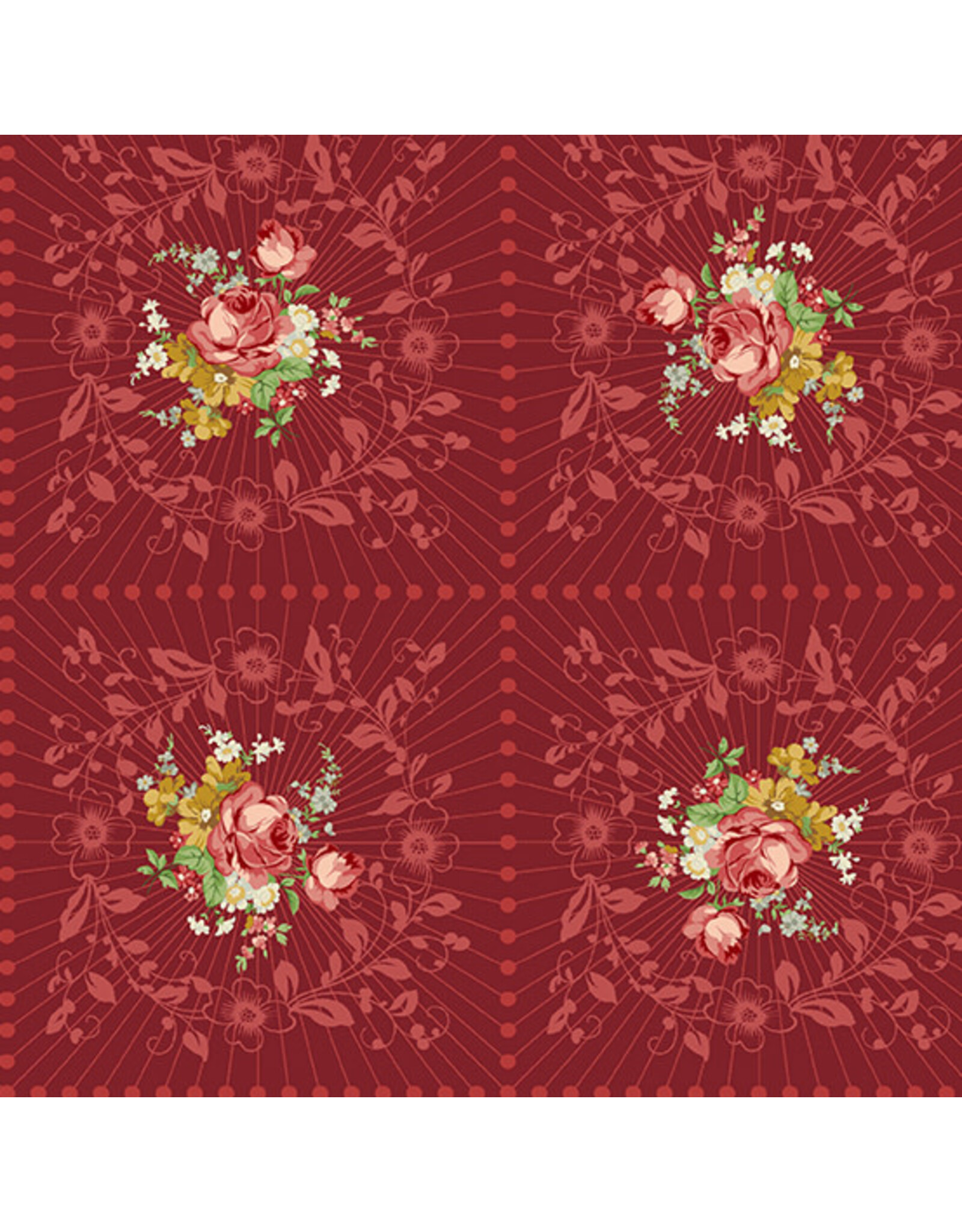 Andover Natale - Wreath Stella di Natale coupon (± 70 x 110 cm)