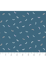 Figo Hand Stitched - Tossed Leaves Bluestone coupon (± 53 x 110 cm)
