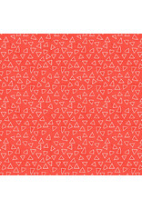Benartex Contempo Studio Elephant Joy - Floating Triangles Coral coupon (± 60 x 110 cm)