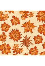 Robert Kaufman Sunroom - Succulents Light Parfait coupon (± 55 x 110 cm)