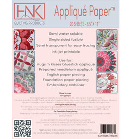 Appliqué Paper - Semi Water Soluble