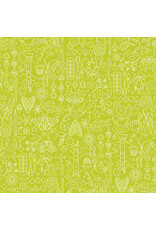 Andover Sun Print 2022 - Collection Pear coupon (± 43 x 110 cm)