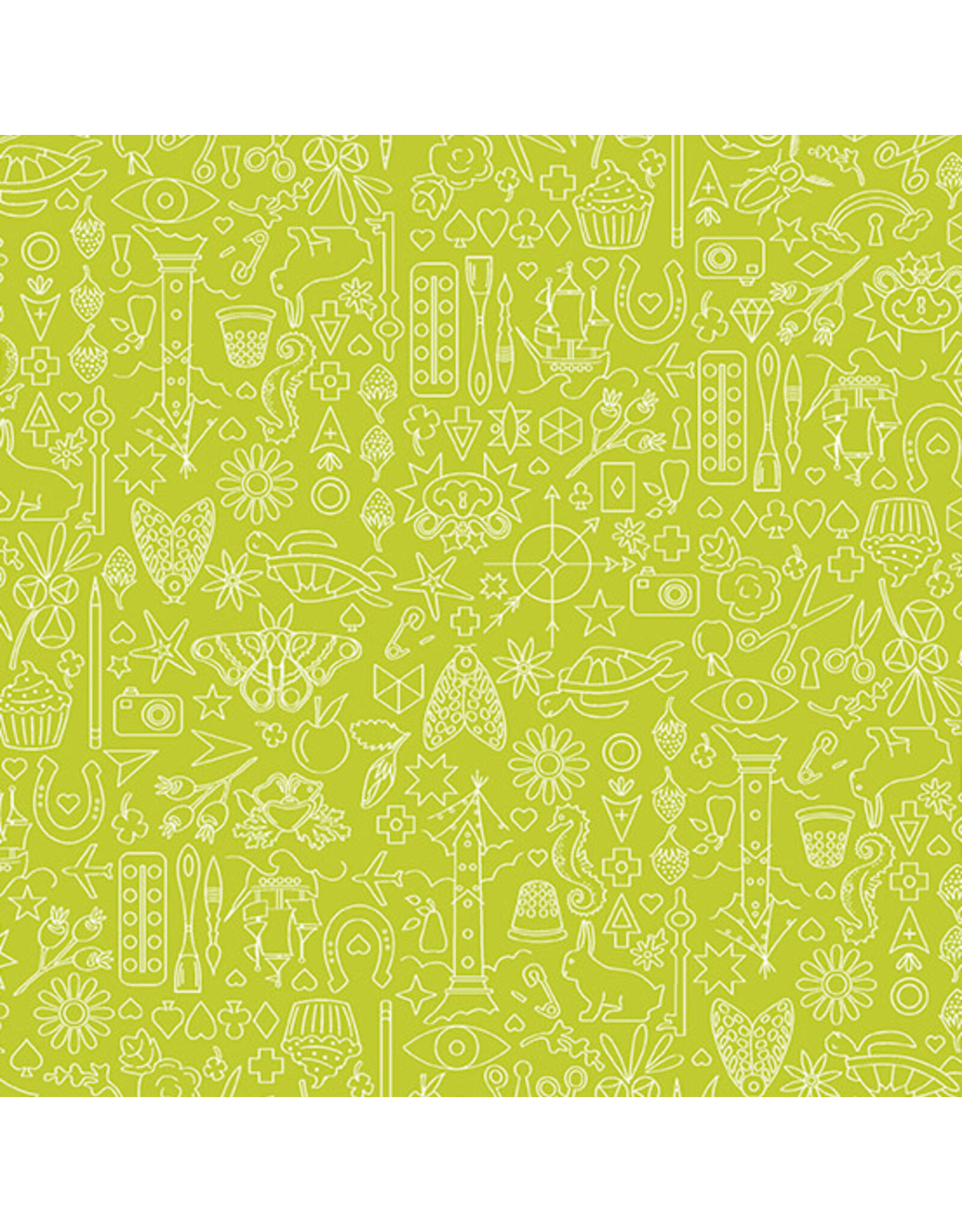 Andover Sun Print 2022 - Collection Pear coupon (± 43 x 110 cm)