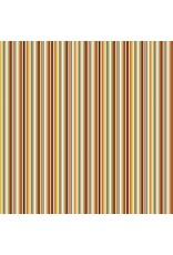 Makower UK Hello Autumn - Cinnamon Stripe Multi coupon (± 39 x 110 cm)