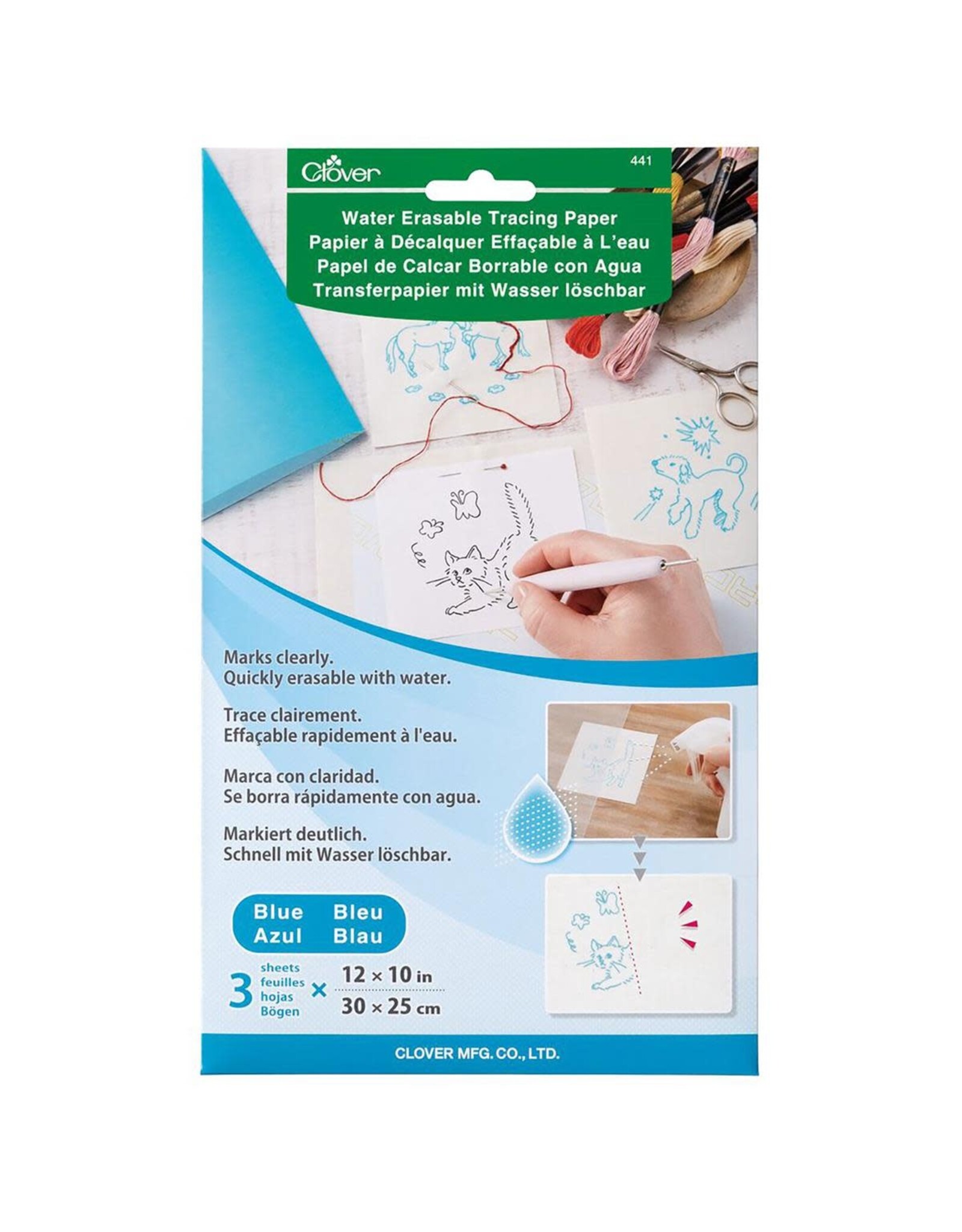 Clover Clover - Wateroplosbaar Transfer Papier - 441