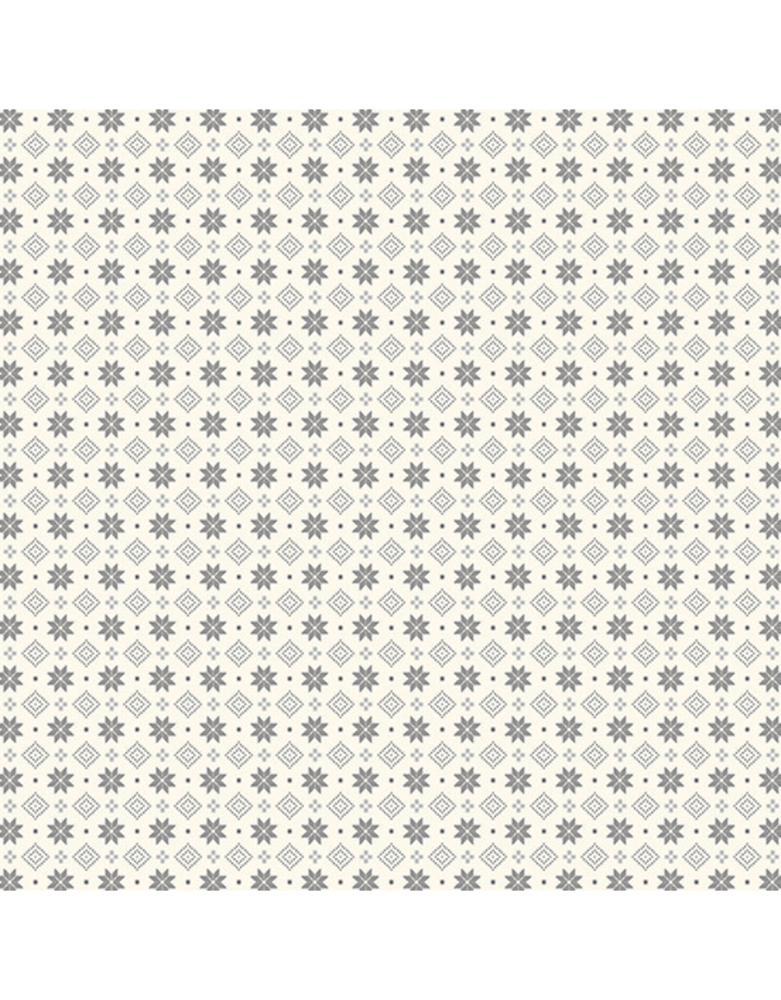 Makower UK Scandi - Geometric Grey coupon (± 53 x 110 cm)