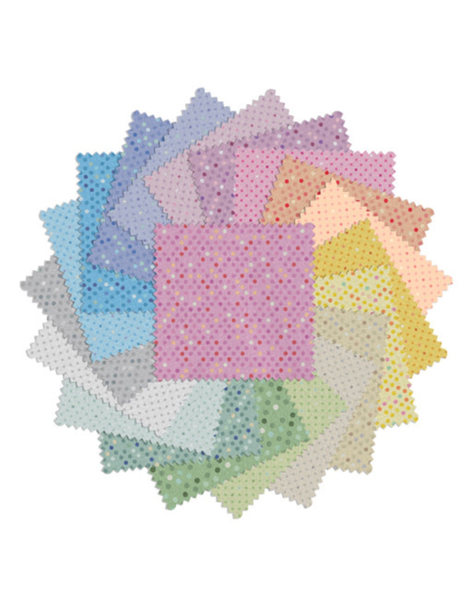 Benartex Benartex - Christa Watson - Dazzle Dots 2 - 5 x 5 Pack