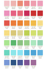 Robert Kaufman 5 x 5 inch Charm Squares - Kona Solids New Bright Palette - CHS-137-41