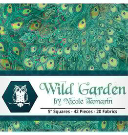 Lumin Fabrics 5 x 5 inch Stamp - Wild Garden