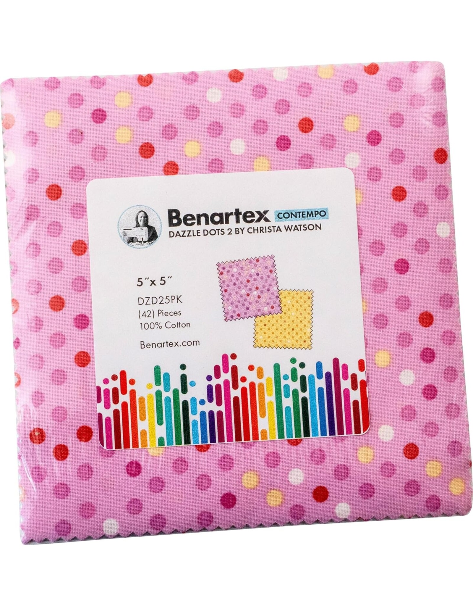 Benartex Benartex - Christa Watson - Dazzle Dots 2 - 5 x 5 Pack