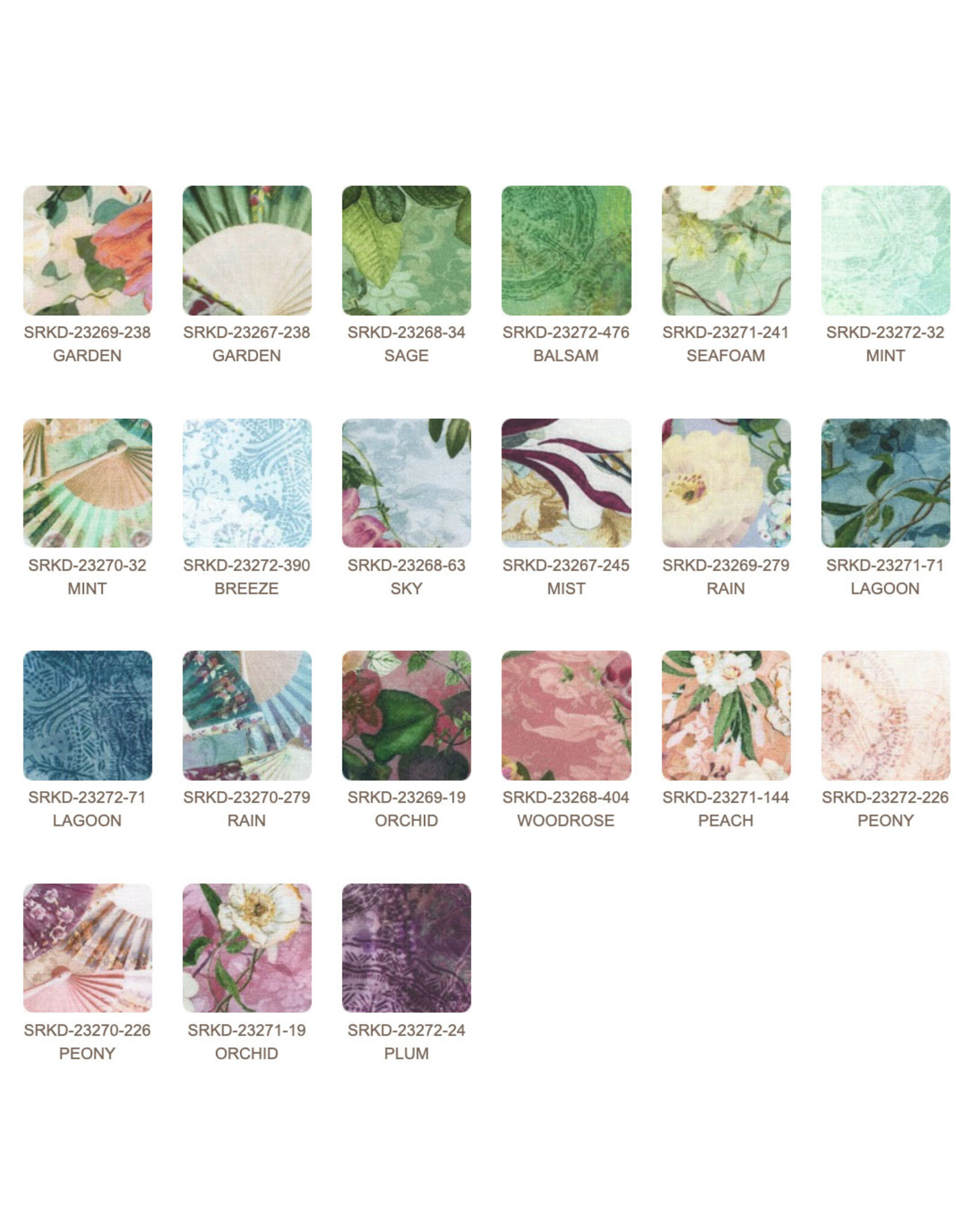Robert Kaufman Robert Kaufman - Serene Dream - Charm Squares - 5 x 5 inch
