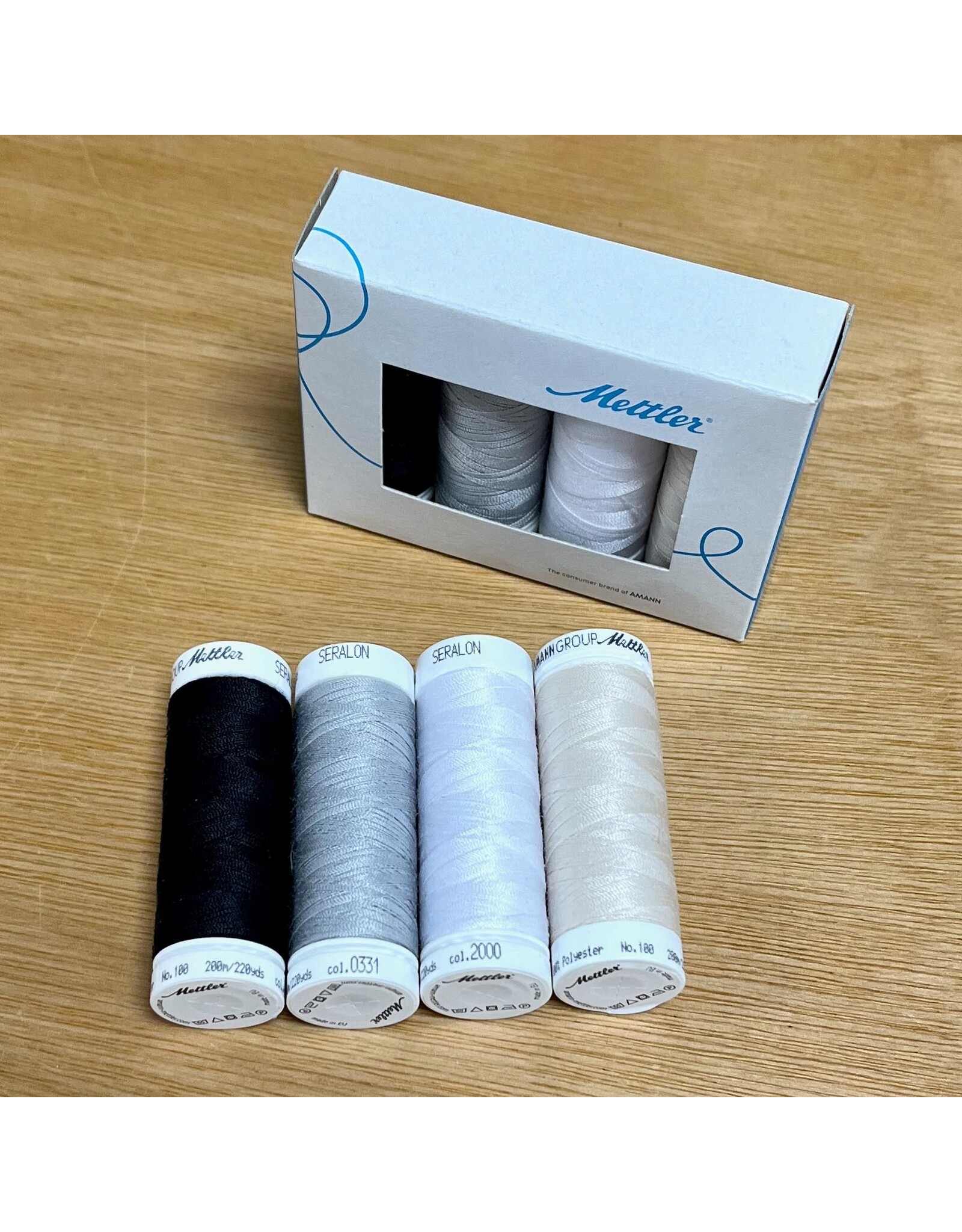 Mettler Mettler - Seralon Set - Basics - basiskleuren naaigaren