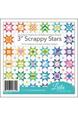 Leila Gardunia Leila Gardunia Design - 3 inch - Scrappy Stars  - Foundation Paper-Piecing Pad