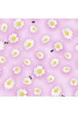 P & B Textiles P & B Textiles - Spring Sweeties - Daisies Pink - SSWE-6149-C