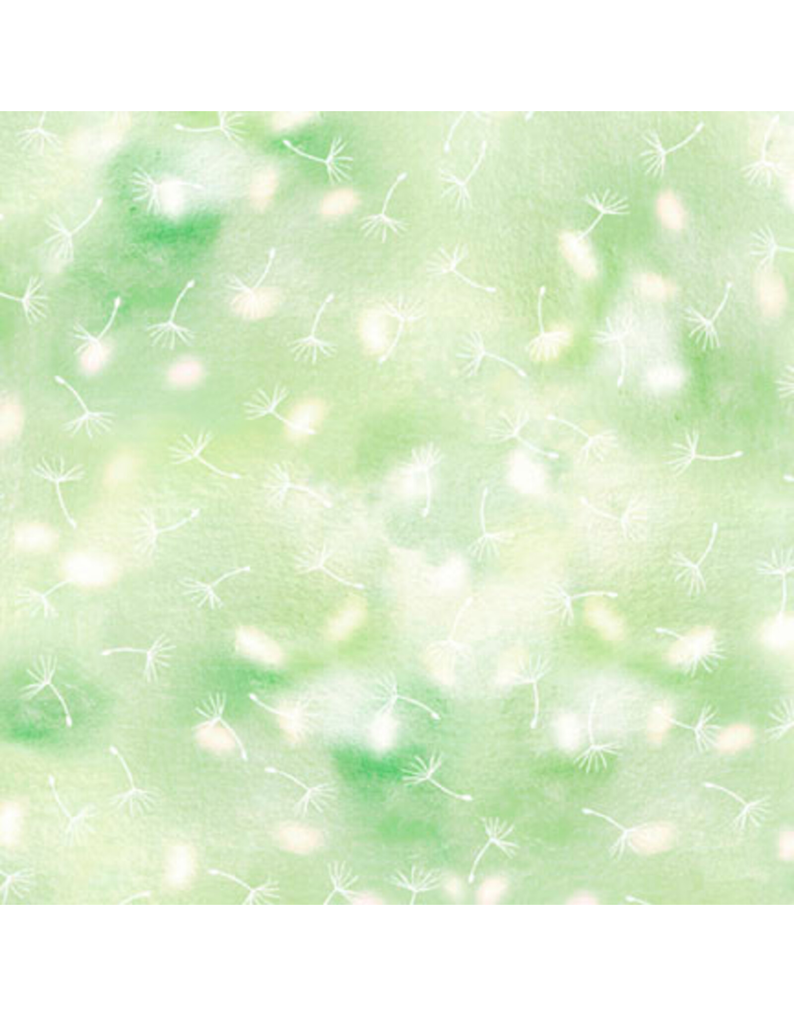 P & B Textiles P & B Textiles - Spring Sweeties - Dandelion Petals Green - SSWE-6152-GT