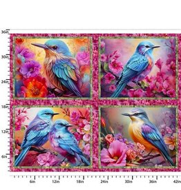 3 Wishes Fabric Spring into Beauty - Panel