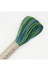 Olympus Sashiko Garen -  20 meter - Variegated Green Blue - #77