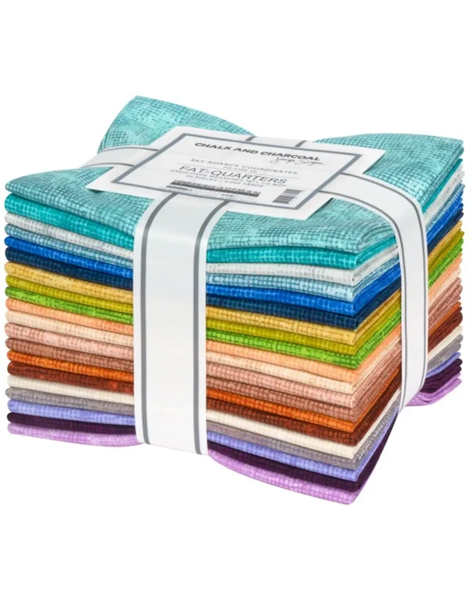 Robert Kaufman Chalk and Charcoal - Fat Quarter Bundle - Nuance