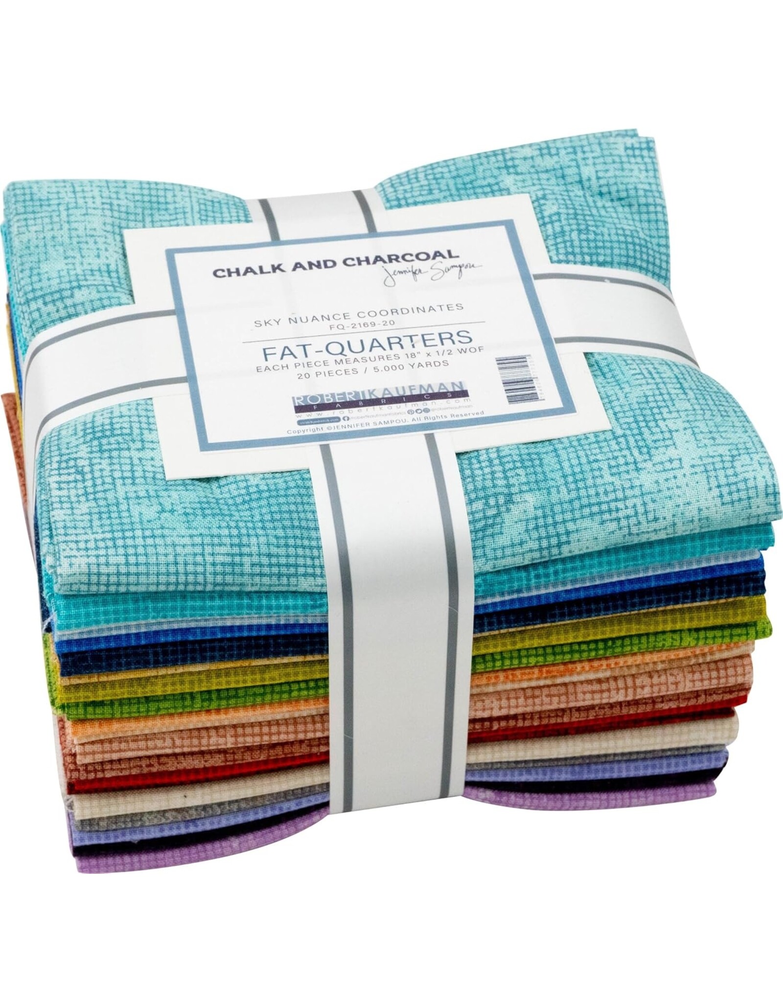 Robert Kaufman Chalk and Charcoal - Fat Quarter Bundle - Nuance