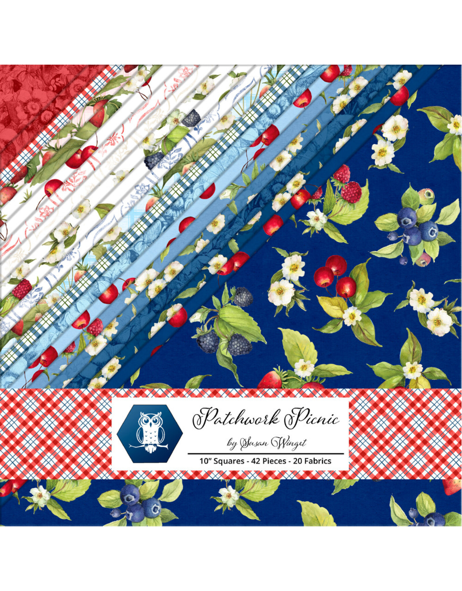 Lumin Fabrics Lumin Fabrics - Patchwork Picnic - 10 x 10 inch Stack