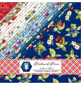 Lumin Fabrics Patchwork Picnic - 10 x 10 inch Stack
