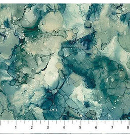 Northcott Whisper - Texture Teal