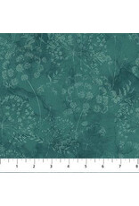 Northcott Deborah Edwards & Melanie Samra - Whisper - Flower Blender Teal - DP28707-68