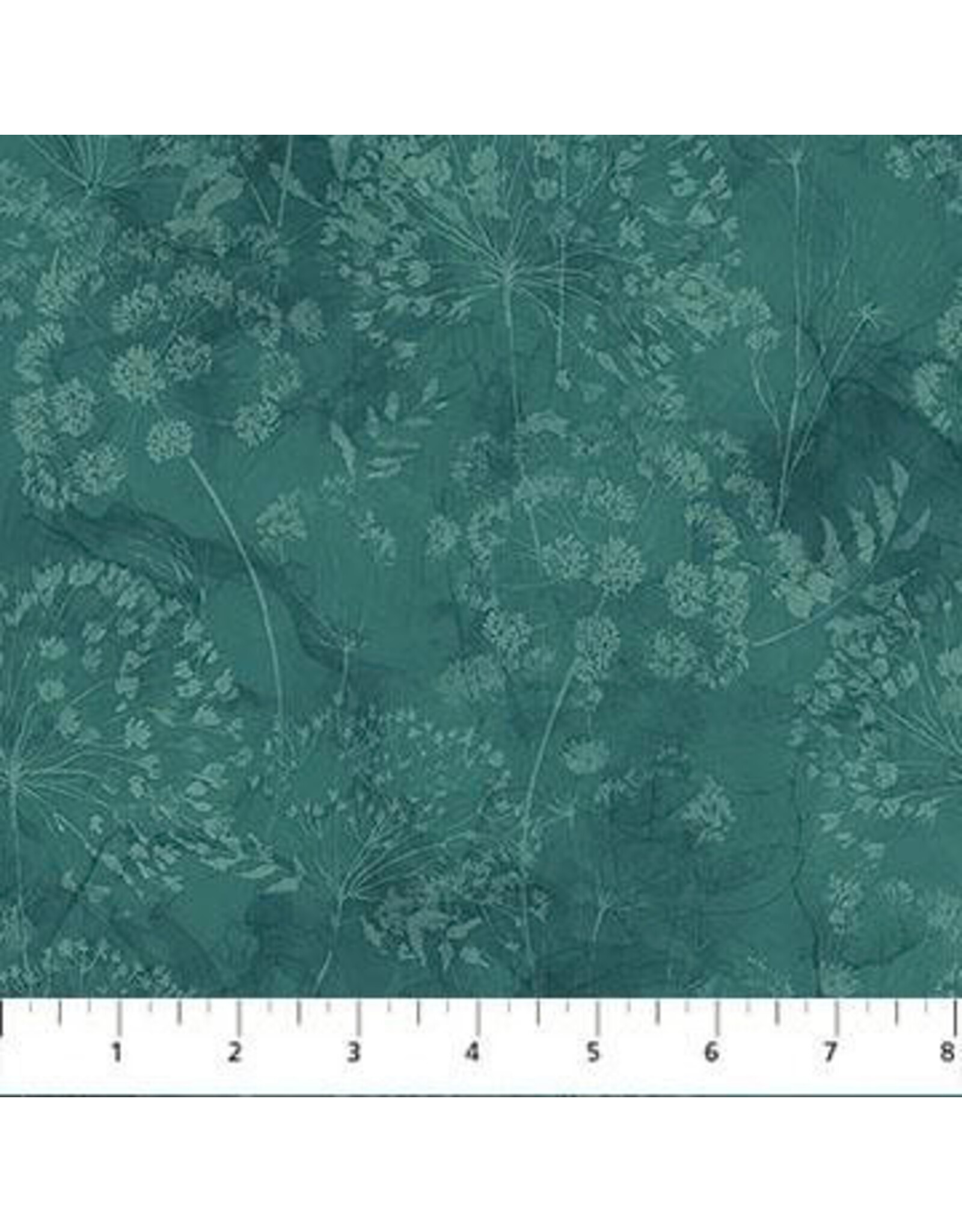 Northcott Deborah Edwards & Melanie Samra - Whisper - Flower Blender Teal - DP28707-68