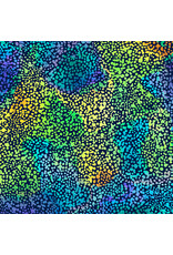 P & B Textiles Noemi Ibarz - Color Burst - Dots Blue Green - CBUR-6091-BGY