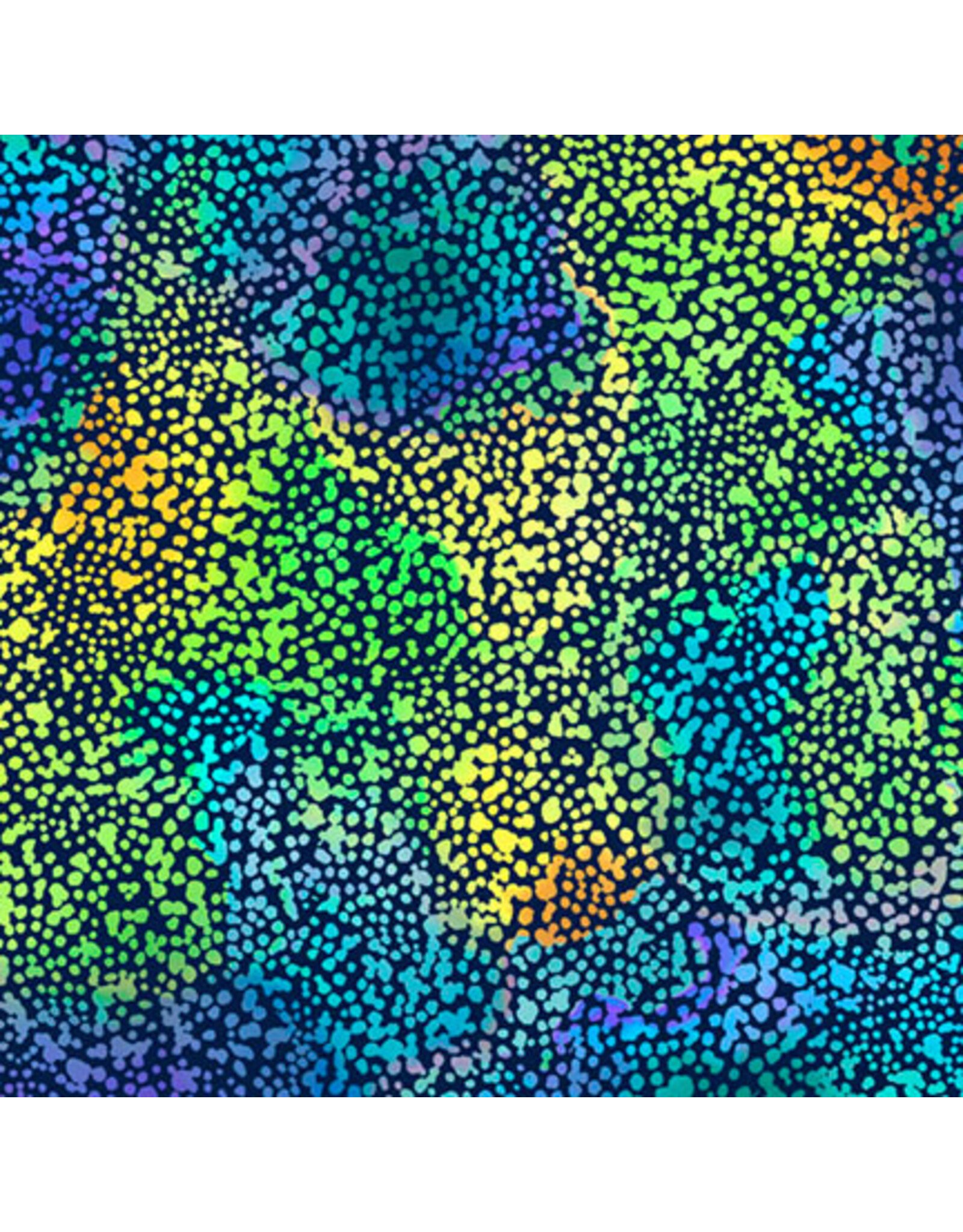 P & B Textiles Noemi Ibarz - Color Burst - Dots Blue Green - CBUR-6091-BGY