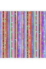 P & B Textiles Noemi Ibarz - Color Burst - Stripe Multi - CBUR-6092-MU